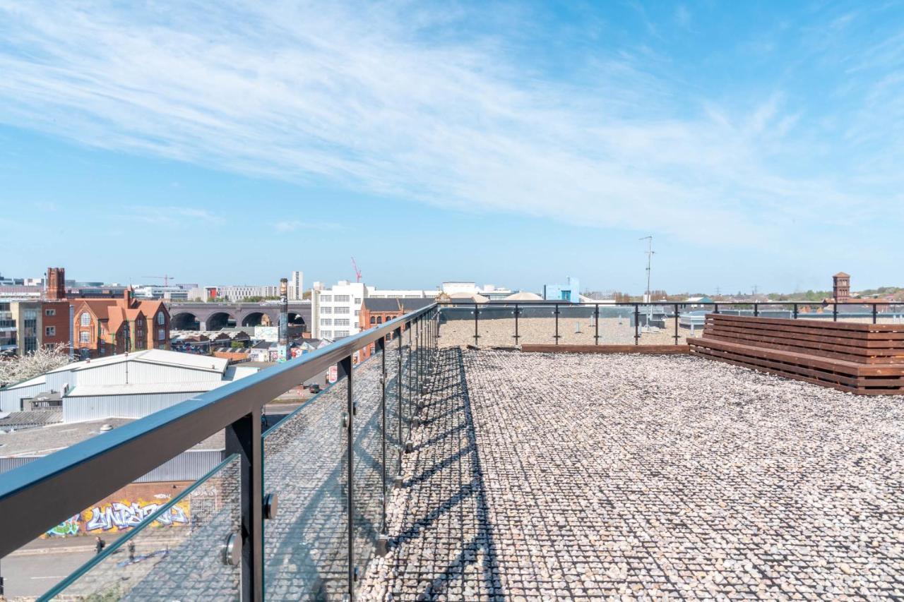 *New Build* 1 Bed Modern Apt - With Juliet Balcony - Roof Top Terrace - Digbeth, Birmingham City Centre - Free Netflix & Smart Tv Extérieur photo